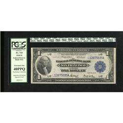 Fr. 743 $1 1918 Federal Reserve Bank Note PCGS E