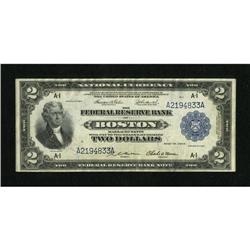 Fr. 747 $2 1918 Federal Reserve Bank Note Fine-V
