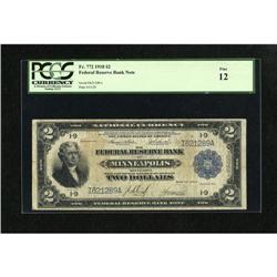 Fr. 772 $2 1918 Federal Reserve Bank Note PCGS F