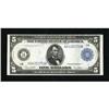 Image 1 : Fr. 847a $5 1914 Federal Reserve Note New. This