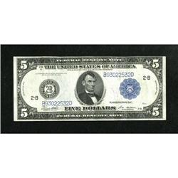 Fr. 851c $5 1914 Federal Reserve Note Very Fine-