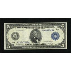 Fr. 873 $5 1914 Federal Reserve Note Extremely F