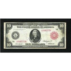 Fr. 892a $10 1914 Red Seal Federal Reserve Note