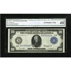 Fr. 911a $10 1914 Federal Reserve Note CGA Extre