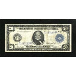 Fr. 977 $20 1914 Federal Reserve Note Fine-Very