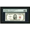 Image 1 : Fr. 1533* $5 1953A Legal Tender Note. PMG Gem Un