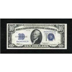 Fr. 1701 $10 1934 Silver Certificate. Very Choic