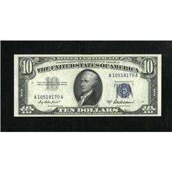 Fr. 1707 $10 1953A Silver Certificate. Gem Crisp