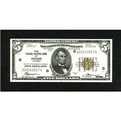 Fr. 1850-G $5 1929 Federal Reserve Bank Note. Ve