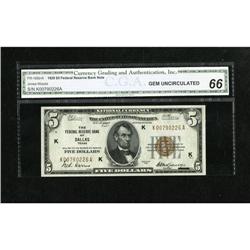 Fr. 1850-K $5 1929 Federal Reserve Bank Note. CG