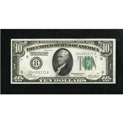 Fr. 2001-H $10 1928A Federal Reserve Note. Choic