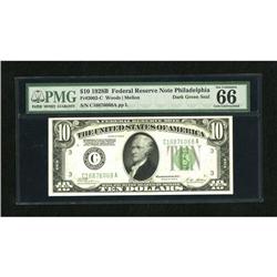 Fr. 2002-C $10 1928B DGS Federal Reserve Note. P