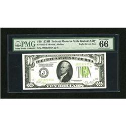 Fr. 2002-J $10 1928B LGS Federal Reserve Note. P