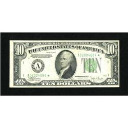 Fr. 2008-A* $10 1934C Federal Reserve Note. Extr