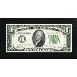 Fr. 2008-C* $10 1934C Federal Reserve Note. Very
