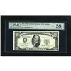 Fr. 2010-A* $10 1950 Wide Federal Reserve Note.