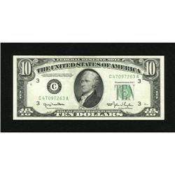 Fr. 2010-C $10 1950 Federal Reserve Note. Gem Cr