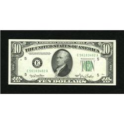 Fr. 2010-E $10 1950 Federal Reserve Note. Gem Cr