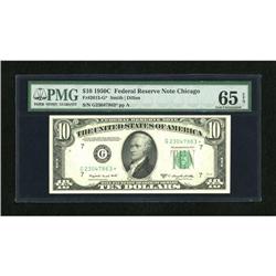Fr. 2013-G* $10 1950C Federal Reserve Note. PMG