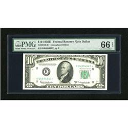 Fr. 2014-K* $10 1950D Federal Reserve Note. PMG