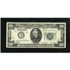 Fr. 2050-C* $20 1928 Federal Reserve Note. Fine-