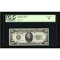 Fr. 2056-H* $20 1934B Federal Reserve Note. PCGS