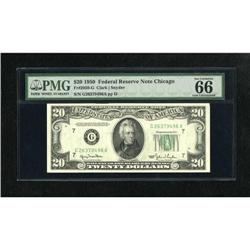 Fr. 2059-G $20 1950 Federal Reserve Note. PMG Ge