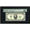 Fr. 2059-G $20 1950 Federal Reserve Note. PMG Ge