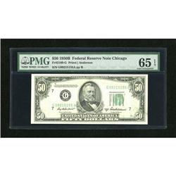 Fr. 2109-G $50 1950B Federal Reserve Note. PMG G