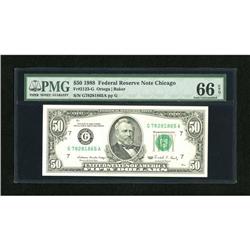 Fr. 2123-G $50 1988 Federal Reserve Note. PMG Ge