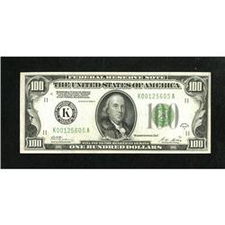 Fr. 2151-K $100 1928A Federal Reserve Note. Extr