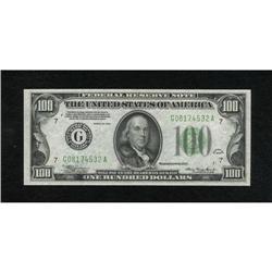 Fr. 2152-G $100 1934 DGS Federal Reserve Note. C