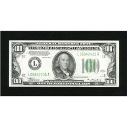 Fr. 2152-L $100 1934 DGS Federal Reserve Note. V