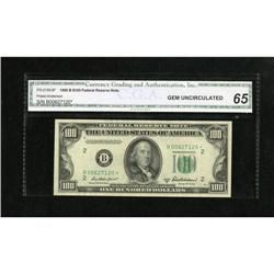 Fr. 2159-B* $100 1950B Federal Reserve Note. CGA