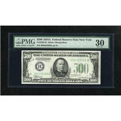 Fr. 2202-B $500 1934A Federal Reserve Note. PMG