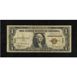Fr. 2300* $1 1935A Hawaii Silver Certificate. Ve