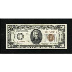 Fr. 2305 $20 1934A Hawaii Federal Reserve Note.