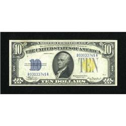 Fr. 2309 $10 1934A North Africa Silver Certifica