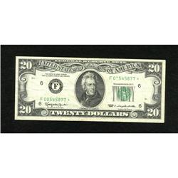Fr. 2065-F* $20 1963 Federal Reserve Note. Very