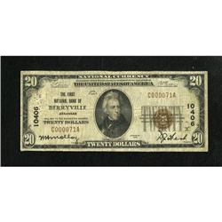 Berryville, AR - $20 1929 Ty. 1 The First NB Ch.
