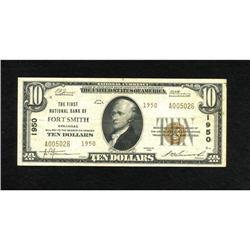 Fort Smith, AR - $10 1929 Ty. 2 The First NB Ch.