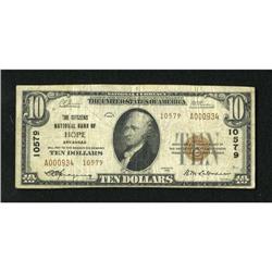 Hope, AR - $10 1929 Ty. 2 The Citizens NB Ch. #
