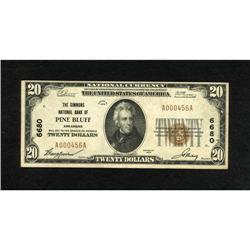 Pine Bluff, AR - $20 1929 Ty. 1 The Simmons NB C