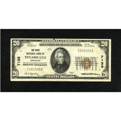 Texarkana, AR - $20 1929 Ty. 1 The State NB Ch.