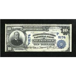 San Francisco, CA - $10 1902 Plain Back Fr. 626