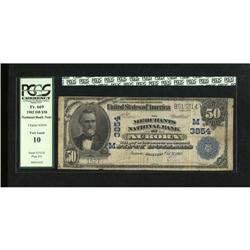 Aurora, IL - $50 1902 Date Back Fr. 669 The Merc