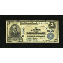 Canton, IL - $5 1902 Date Back Fr. 592 The Canto