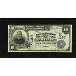 Carthage, IL - $10 1902 Plain Back Fr. 624 The H