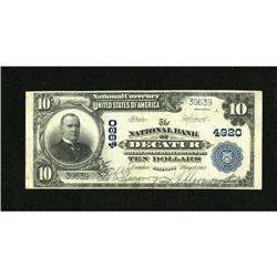 Decatur, IL - $10 1902 Plain Back Fr. 630 The NB