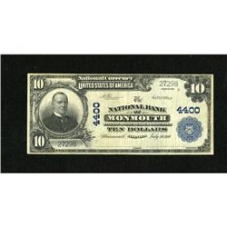 Monmouth, IL - $10 1902 Plain Back Fr. 627 The N